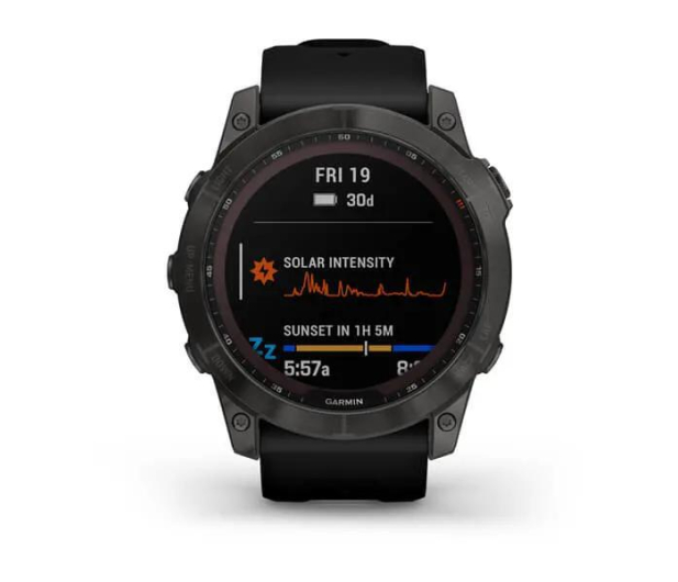 Garmin SMARTWATCH GARMIN Fenix 7X Sapphire Solar Tytanowo-Szary # - 1466435 - zdjęcie